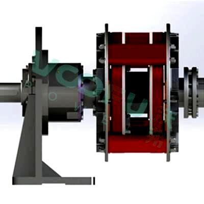 WF-CT-T 扭矩限制型永磁偶合器(单支撑型)